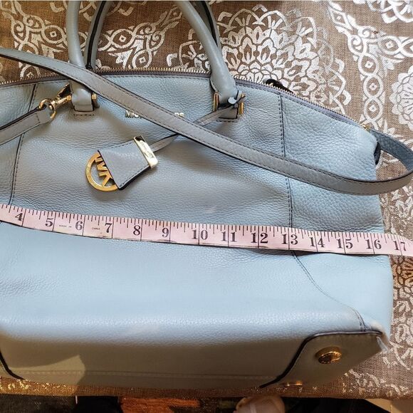 Michael Kors Sky Blue Purse - Picture 12 of 16